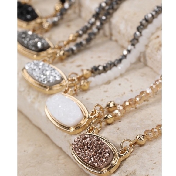 Druzy Necklace - Picture 1 of 6